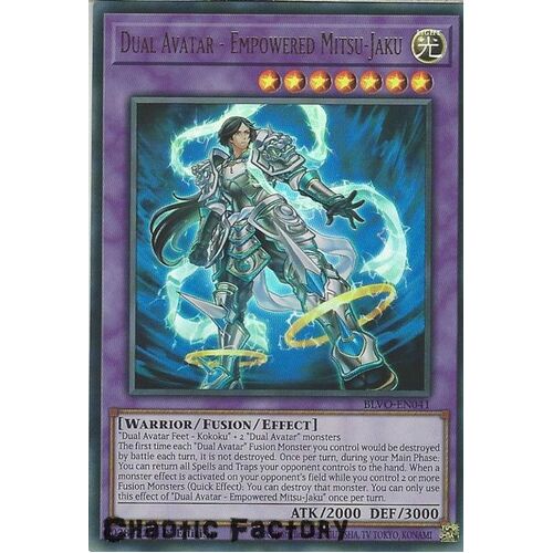 BLVO-EN041 Dual Avatar - Empowered Mitsu-Jaku Ultra Rare 1st Edition NM
