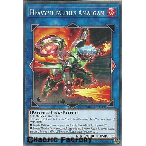 BLVO-EN049 Heavymetalfoes Amalgam Common 1st Edition NM