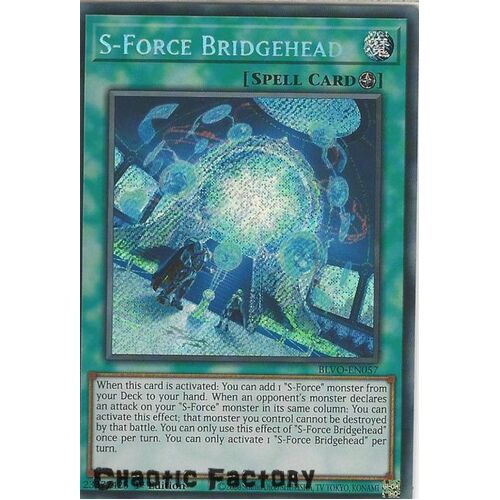 BLVO-EN057 S-Force Bridgehead Secret Rare 1st Edition NM