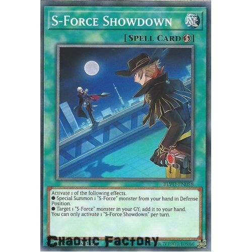 BLVO-EN058 S-Force Showdown Common 1st Edition NM