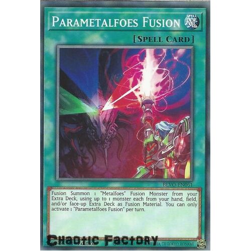 BLVO-EN061 Parametalfoes Fusion Common 1st Edition NM