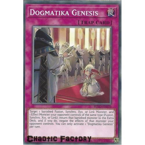 BLVO-EN070 Dogmatika Genesis Common 1st Edition NM