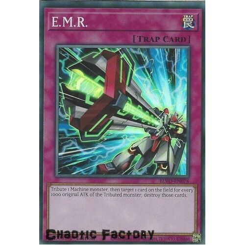 BLVO-EN078 E.M.R. Super Rare 1st Edition NM