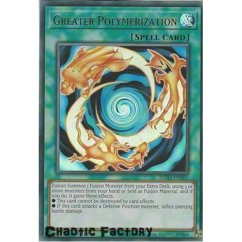 BLVO-EN087 Greater Polymerization Ultra Rare 1st Edition NM
