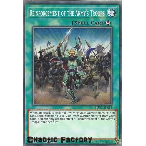 BLVO-EN088 Reinforcement of the Army's Troops Common 1st Edition NM