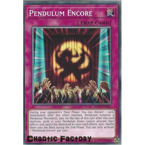BLVO-EN091 Pendulum Encore‎ Common 1st Edition NM