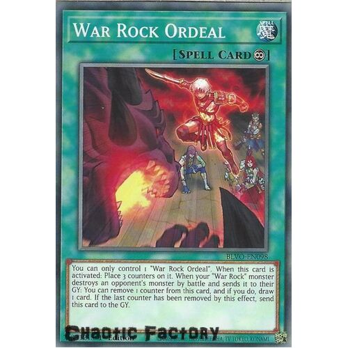 BLVO-EN098 War Rock Ordeal Common 1st Edition NM