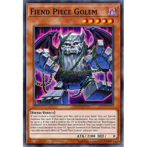 BLZD-EN003 Fiend Piece Golem Common 1st Edition NM