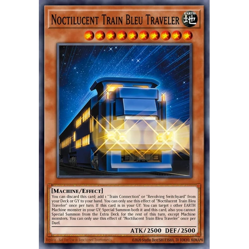 BLZD-EN007 Night Train Blue Traveler Super Rare 1st Edition NM