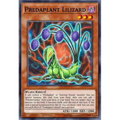 BLZD-EN008 Predaplant Lilizard Common 1st Edition NM