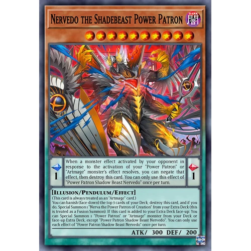 BLZD-EN011 Nervedo the Shadebeast Power Patron Starlight Rare 1st Edition NM