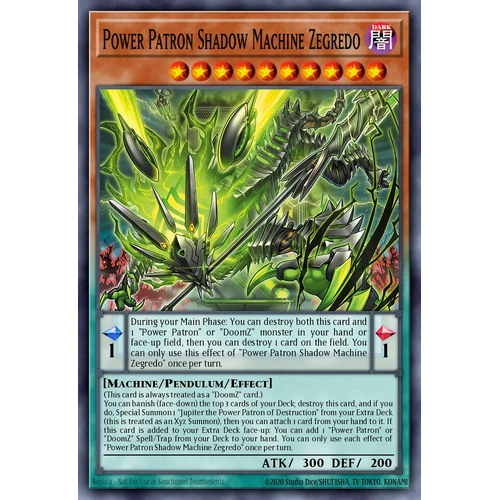 BLZD-EN012 Jupredo the Shademachine Power Patron Common 1st Edition NM