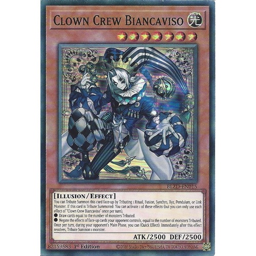 BLZD-EN015 Clown Crew Biancaviso Super Rare 1st Edition NM