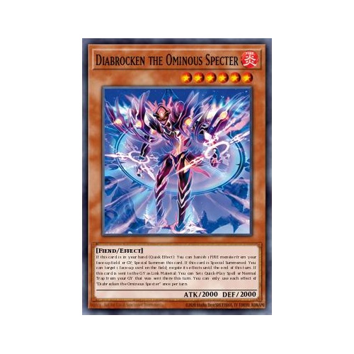 BLZD-EN025 Diabrocken the Ominous Specter Common 1st Edition NM