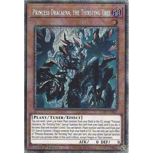 BLZD-EN027 Princess Dracaena, the Thirsting Tree Starlight Rare 1st Edition NM