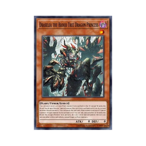 BLZD-EN027 Princess Dracaena, the Thirsting Tree Secret Rare 1st Edition NM