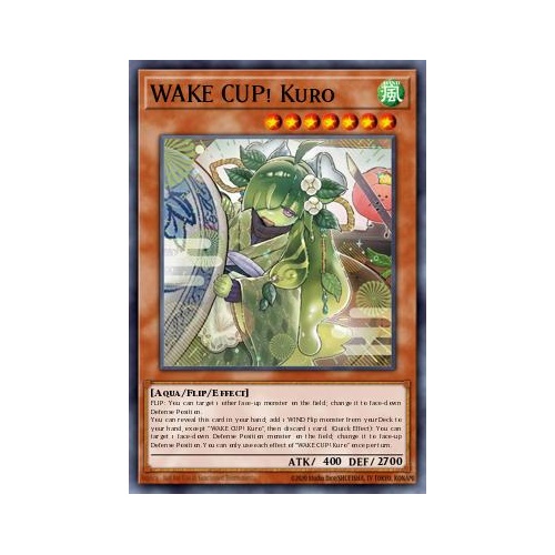 BLZD-EN028 WAKE CUP! Kuro Common 1st Edition NM