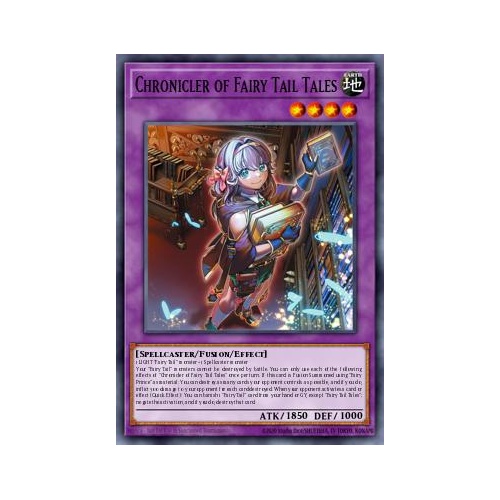 BLZD-EN034 Teller of Fairy Tails Secret Rare 1st Edition NM