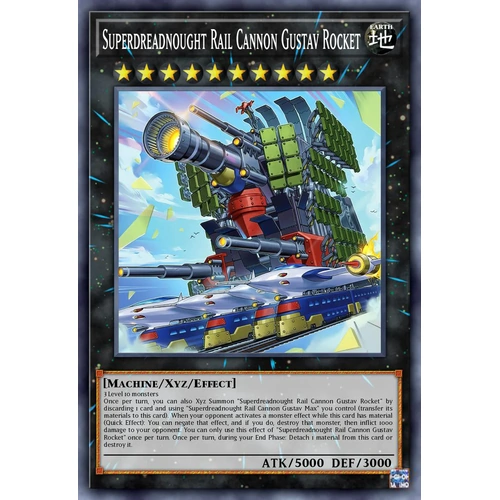 BLZD-EN043 Superdreadnought Rail Cannon Gustav Rocket Starlight Rare 1st Edition NM