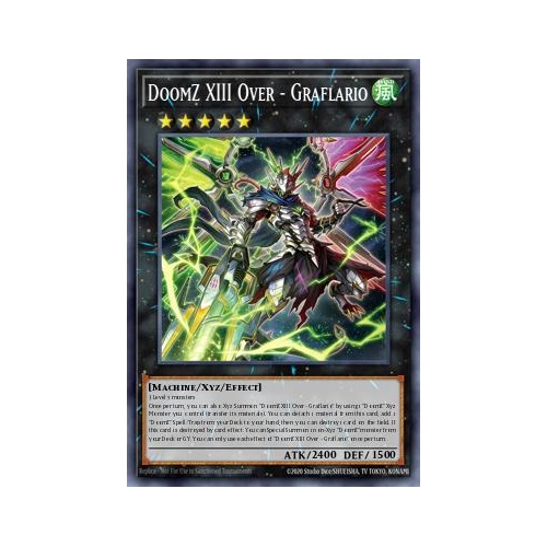 BLZD-EN045 DoomZ XIII Over - Graflareio Ultra Rare 1st Edition NM