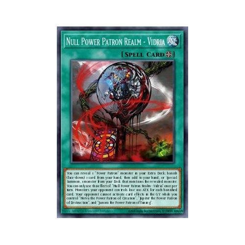 BLZD-EN057 Plundered Power Patron Plane - Vidolia Super Rare 1st Edition NM