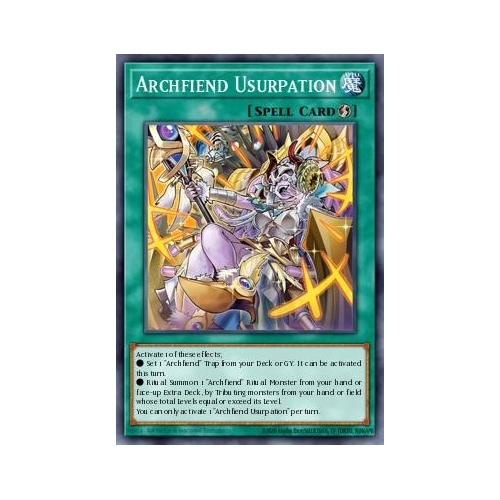 BLZD-EN067 Archfiend's Usurpation Common 1st Edition NM