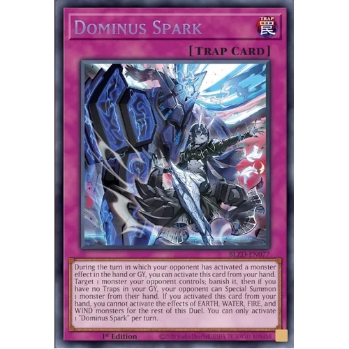 BLZD-EN077 Dominus Spark Secret Rare 1st Edition NM