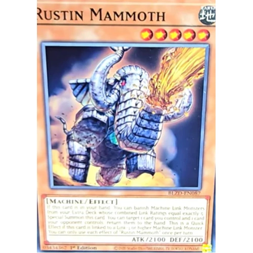 BLZD-EN087 Rustin Mammoth Common 1st Edition NM