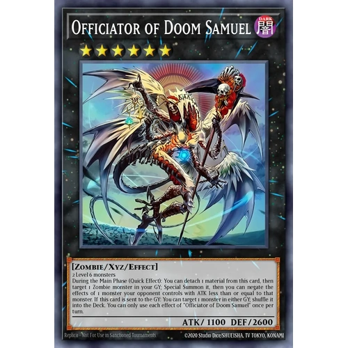 BLZD-EN089 Officiator of Doom Samuel Super Rare 1st Edition NM