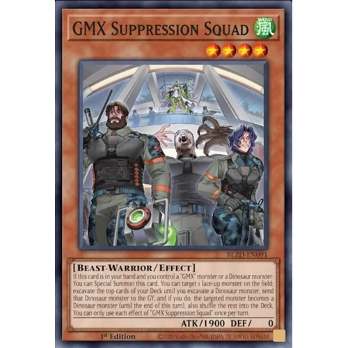 BLZD-EN091 GMX Suppression Squad Common 1st Edition NM