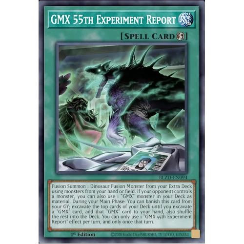 BLZD-EN094 GMX 55th Experiment Report Starlight Rare 1st Edition NM