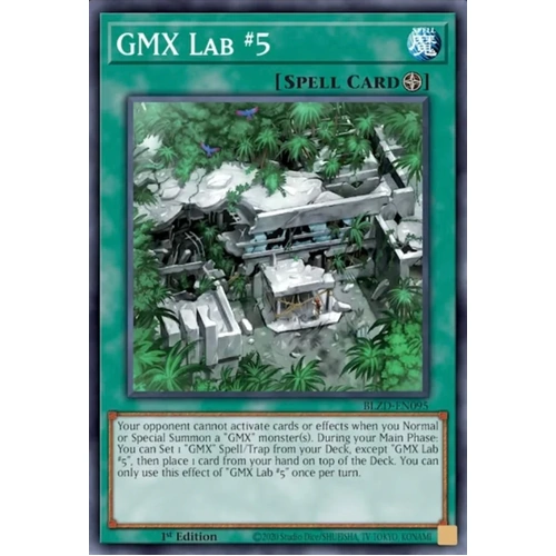 BLZD-EN095 GMX Lab #5 Super Rare 1st Edition NM
