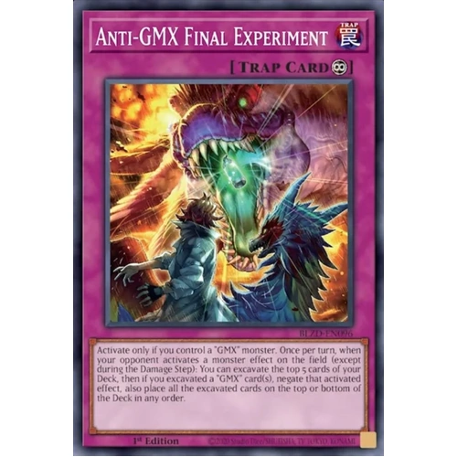 BLZD-EN096 Anti-GMX Final Experiment Super Rare 1st Edition NM