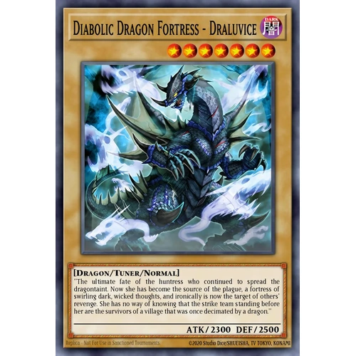 BLZD-EN097 Draluvice the Diabolic Dragon Fortress Common 1st Edition NM