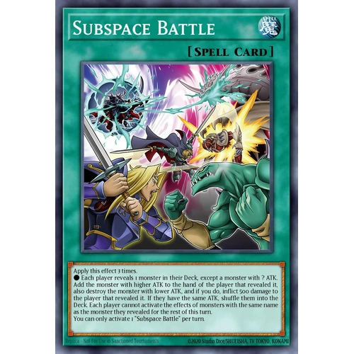 BLZD-EN100 Subspace Battle Common 1st Edition NM