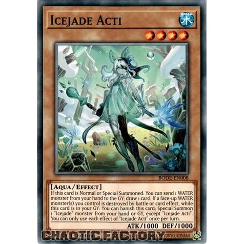 BODE-EN008 Icejade Acti Common 1st Edition NM