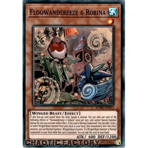 BODE-EN013 Floowandereeze & Robina Super Rare 1st Edition NM