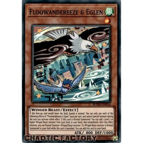 BODE-EN014 Floowandereeze & Eglen Super Rare 1st Edition NM