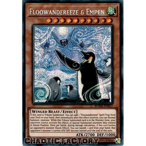 BODE-EN017 Floowandereeze & Empen‎ Secret Rare 1st Edition NM