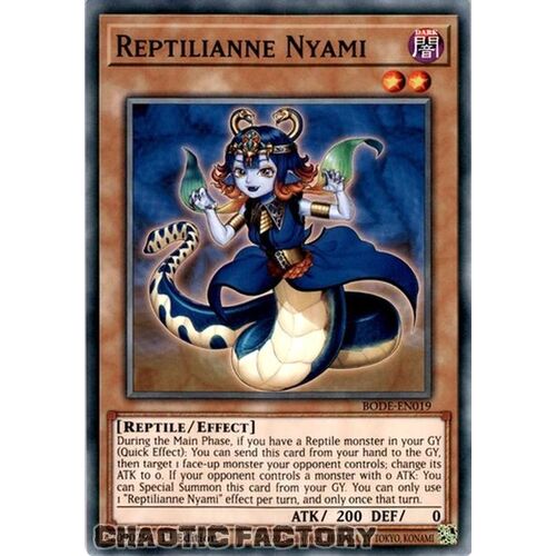 BODE-EN019 Reptilianne Nyami Common 1st Edition NM