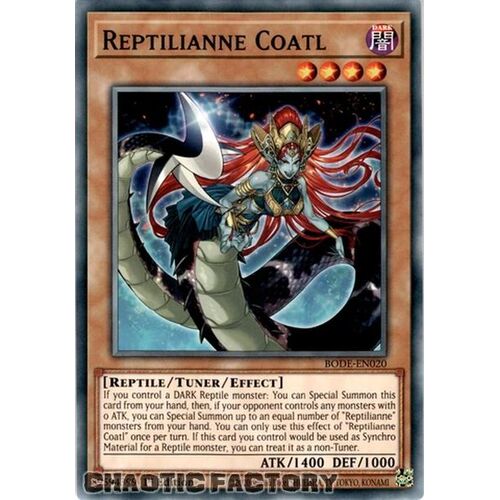 BODE-EN020 Reptilianne Coatl Common 1st Edition NM