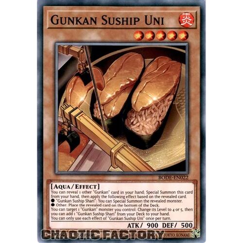 BODE-EN022 Gunkan Suship Uni Common 1st Edition NM