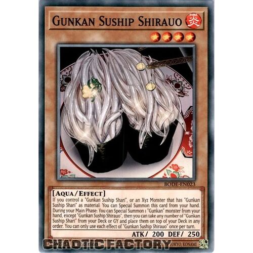 BODE-EN023 Gunkan Suship Shirauo Common 1st Edition NM