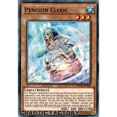 BODE-EN026 Penguin Cleric Common 1st Edition NM