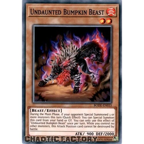 BODE-EN033 Undaunted Bumpkin Beast Common 1st Edition NM