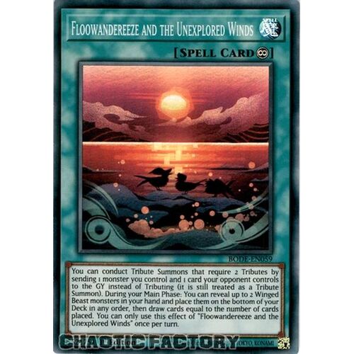 BODE-EN059 Floowandereeze and the Unexplored Winds Super Rare 1st Edition NM