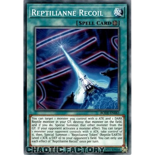 BODE-EN061 Reptilianne Recoil Common 1st Edition NM