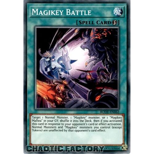 BODE-EN062 Magikey Battle Common 1st Edition NM
