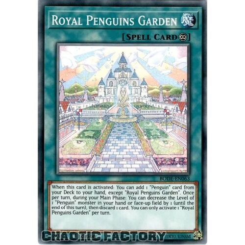 BODE-EN063 Royal Penguins Garden Common 1st Edition NM