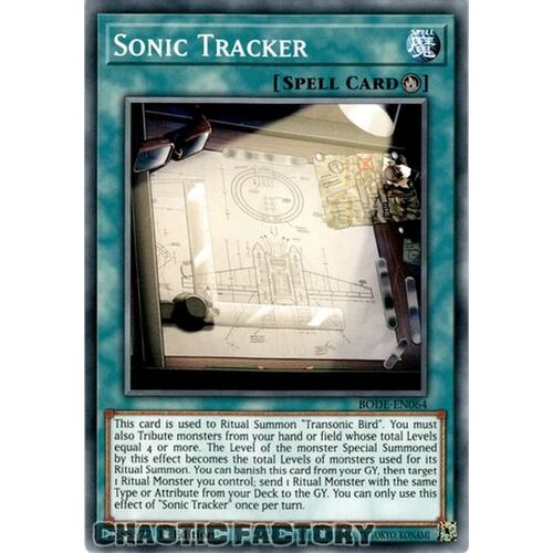 BODE-EN064 Sonic Tracker Common 1st Edition NM